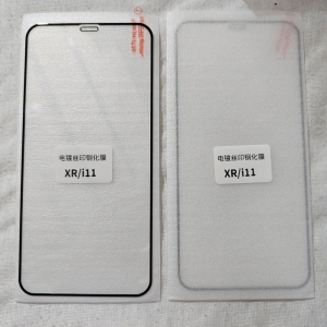 电镀黑边钢化膜-XR/i11