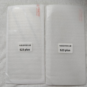 电镀透明钢化膜-三星S23 Plus解锁
