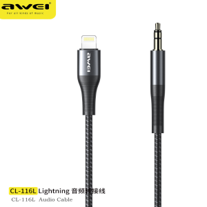 Awei CL-116L 闪电接口音频转接线